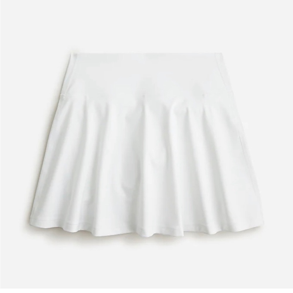 J.Crew | CloudStretch flared sports skirt - white